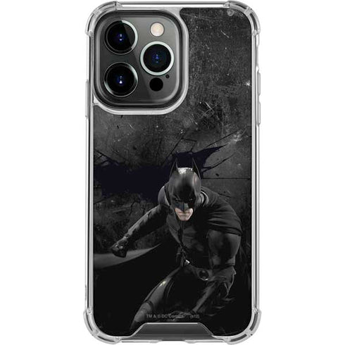 DC Comics Batman in Black iPhone 16 Pro Clear Case
